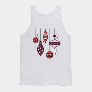 Colorful Christmas Ornaments Tank Top